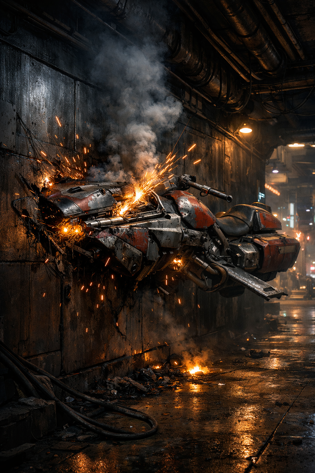 Speeder Wreck in Lower Levels